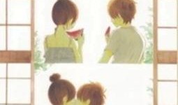 夏天吃瓜情侣动漫头像,情侣动漫头像里的浪漫时光